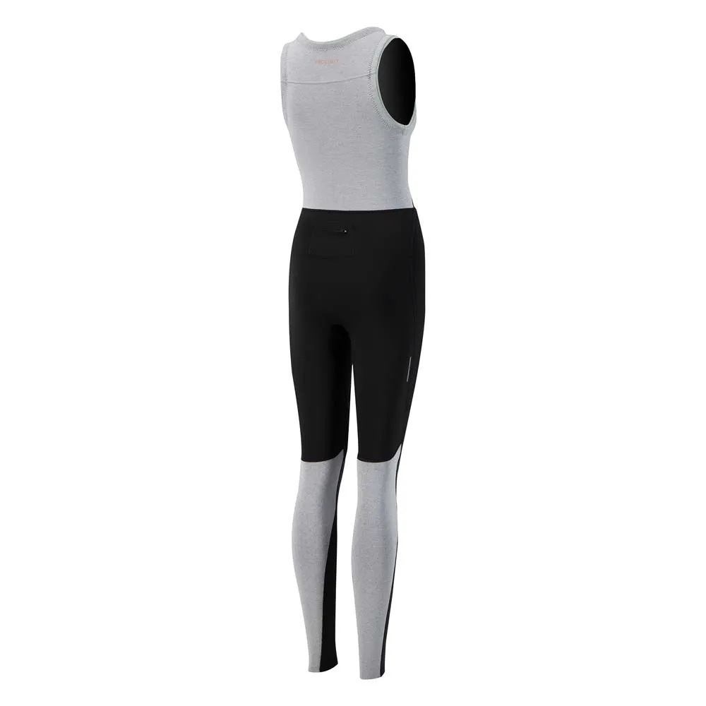 Pro Limit Neoprenüberzieher Wmns SUP Neo Long John Airmax Zodiac DL/FL Damen Black/Light Grey 2023 – Bild 4