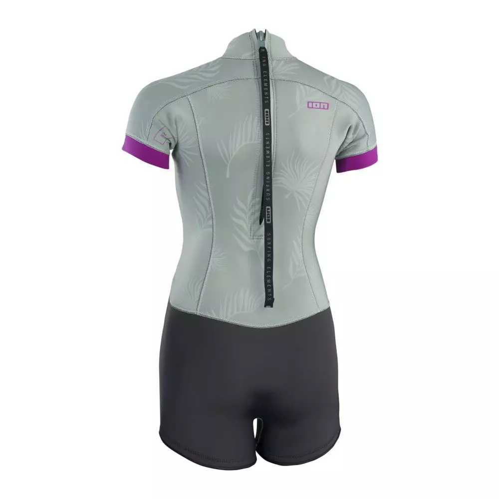 ION Neoprenanzug Amaze Shorty 2.5 SS Back Zip 2.5 Damen Shorty 610 Light-olive 2023 4 ION Neoprenanzug Amaze Shorty 2.5 SS Back Zip 2.5 Damen Shorty 610 Light-olive 2023 – Bild 2