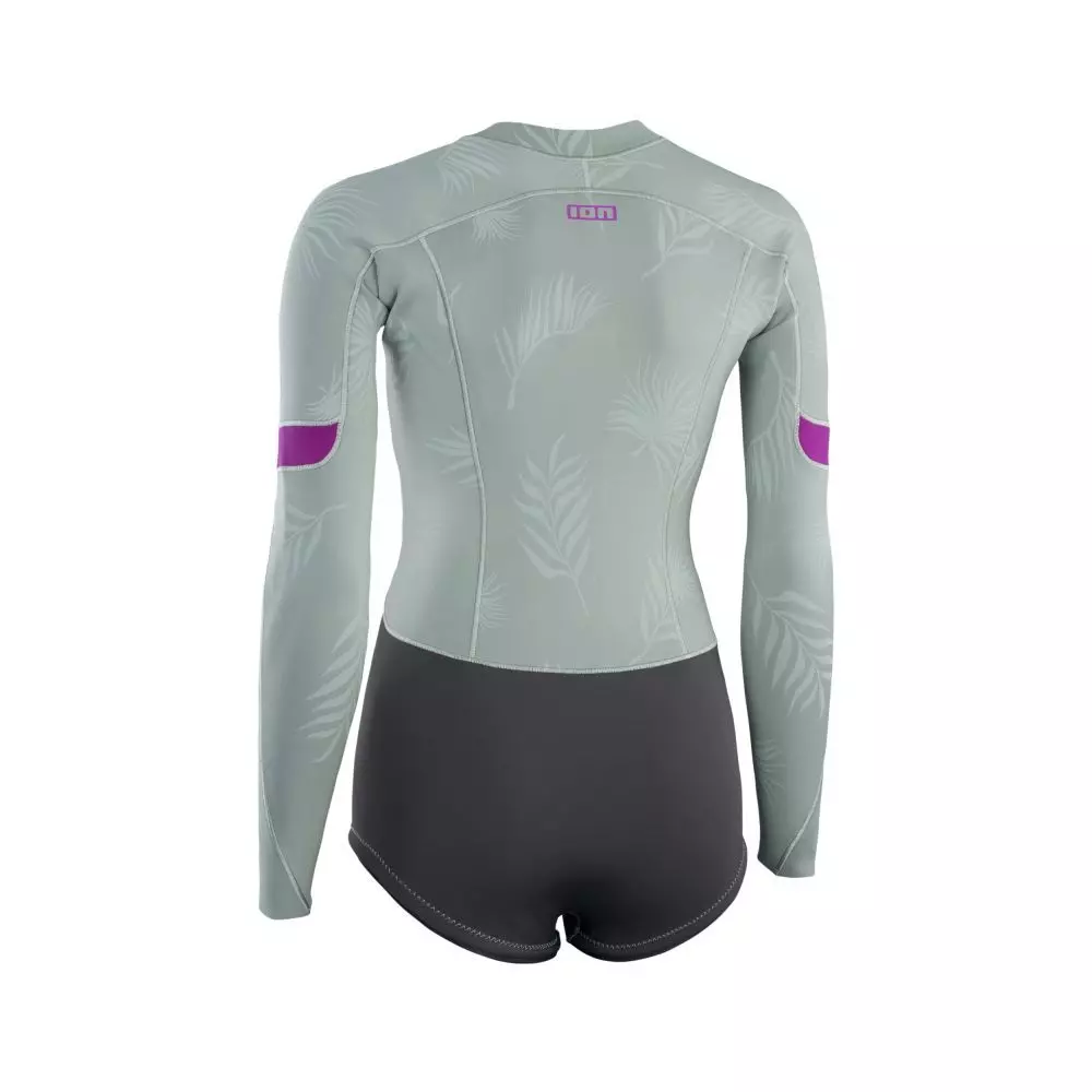 ION Neoprenanzug Amaze Hot Shorty 1.5 LS Front Zip 1.5 Damen Shorty 610 Light-olive 2023 4 ION Neoprenanzug Amaze Hot Shorty 1.5 LS Front Zip 1.5 Damen Shorty 610 Light-olive 2023 – Bild 2