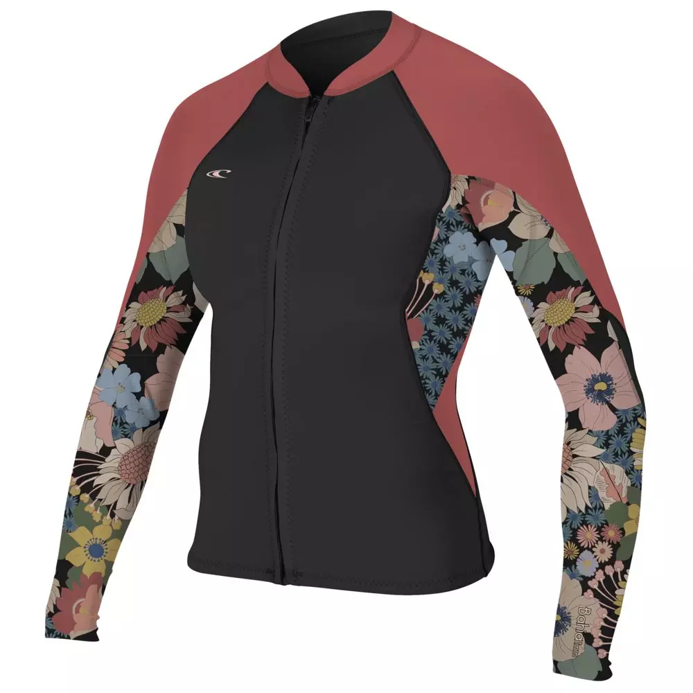 Oneill Neoprenanzug Wms Bahia Full-Zip Jacket 1/0.5 Damen Langarm HH9 BLACK/TWIGGY/TEA ROSE 2022 3 Oneill Neoprenanzug Wms Bahia Full-Zip Jacket 1/0.5 Damen Langarm HH9 BLACK/TWIGGY/TEA ROSE 2022