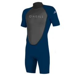 Oneill Neoprenanzug Reactor-2 Back Zip S/S Spring 2/2 Herren Shorty FA8-ABYSS/ABYSS 2023