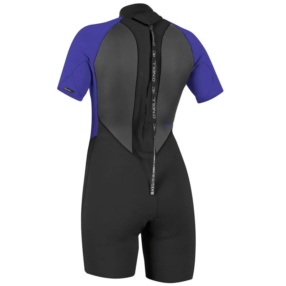 Oneill Neoprenanzug Wms Reactor-2 Back Zip S/S Spring 2/2 Damen Shorty BLACK/COBALT 2023 4 Oneill Neoprenanzug Wms Reactor-2 Back Zip S/S Spring 2/2 Damen Shorty BLACK/COBALT 2023 – Bild 2