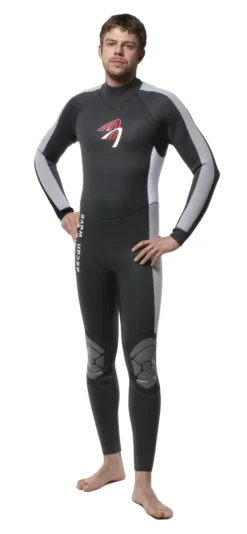 Ascan Neoprenanzug Wave Overall 5/4 Herren Langarm Schwarz (co)