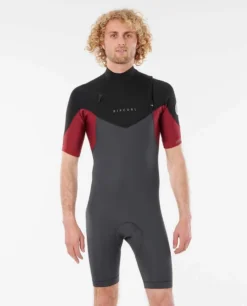 Rip Curl Neoprenanzug D PATROL GB C/Z SPRING 2/2 Herren Shorty MAROON 2021