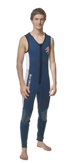 Ascan Neoprenanzug Cup Long John 2.5 Herren Kurzarm Blau (co)