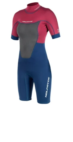Neil Pryde Neoprenanzug Spark Shorty BZ 2/2 Damen Shorty C2 Blood Red/Navy 2020