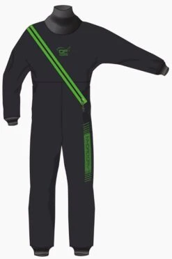 Dry Fashion Trockenanzug SUP-Performance Front Zip - Unisex Trockenanzug Neon-Grün (co)